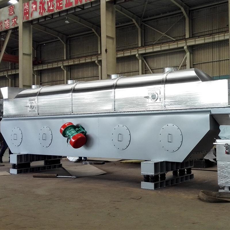 GZQ11肥料葡萄糖酸钙面包屑果糖硫铵振动干燥设备流化床干燥机1