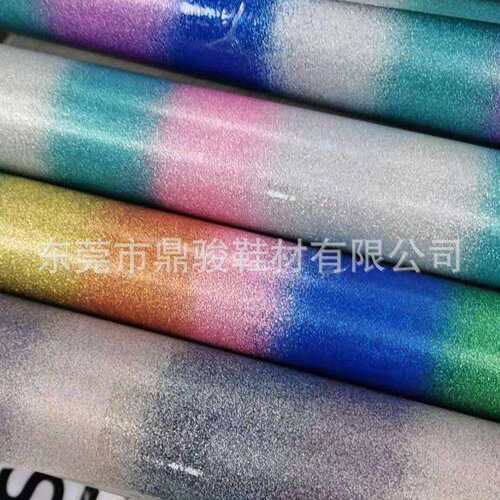 多彩渐变彩虹 金葱刻字膜 热帖膜 色彩丰富