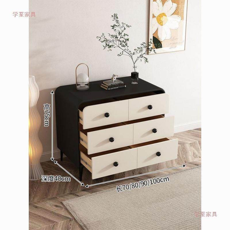 六奢木斗实柜现代简约客厅八斗柜大容量CYK抽屉边柜卧室立柜收纳