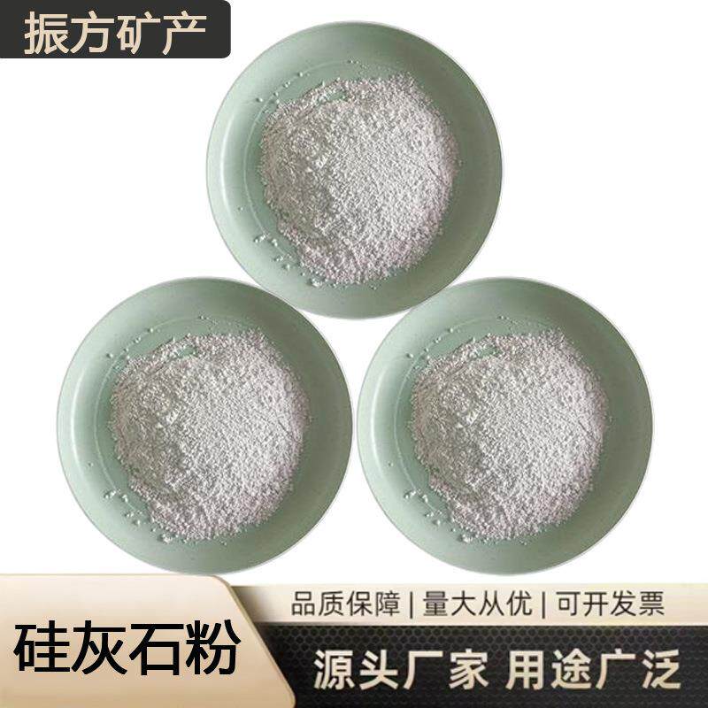 现货供应硅灰石橡胶砂浆专用硅灰石粉高白度超细1250针状硅灰粉