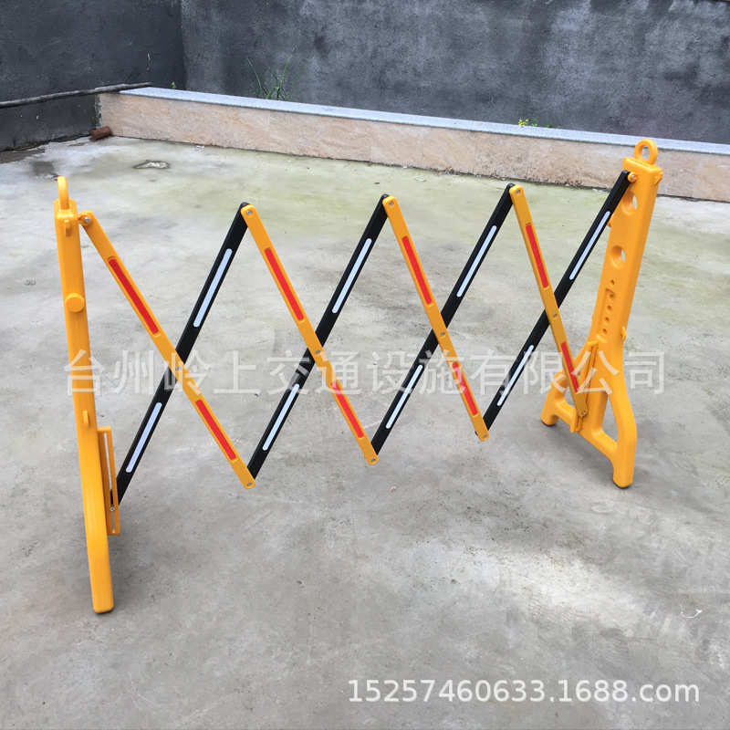 围栏移动 围挡塑料可护栏防护安全施工隔离道路伸缩 可临时折叠式