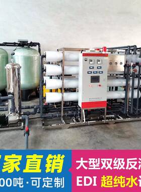 汐汐1-5吨双级反渗透加EDI超纯水高纯水去离子水处理设备厂家