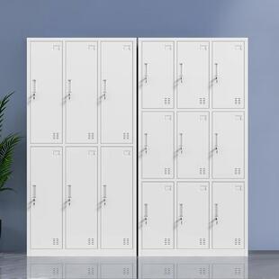 员工更衣柜铁皮储物柜工厂带锁存包柜宿舍换衣柜车间鞋 柜餐厅碗柜