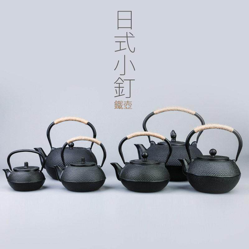 小丁点铸铁壶手工生铁茶壶复古新中式烧水壶样板间装修博古架摆件