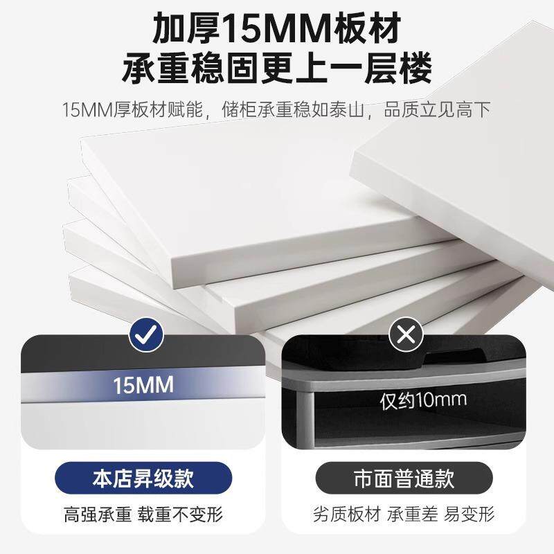 打印机放置移柜子落地复打印机工作台带滑轮BG矮动柜子大型印机底