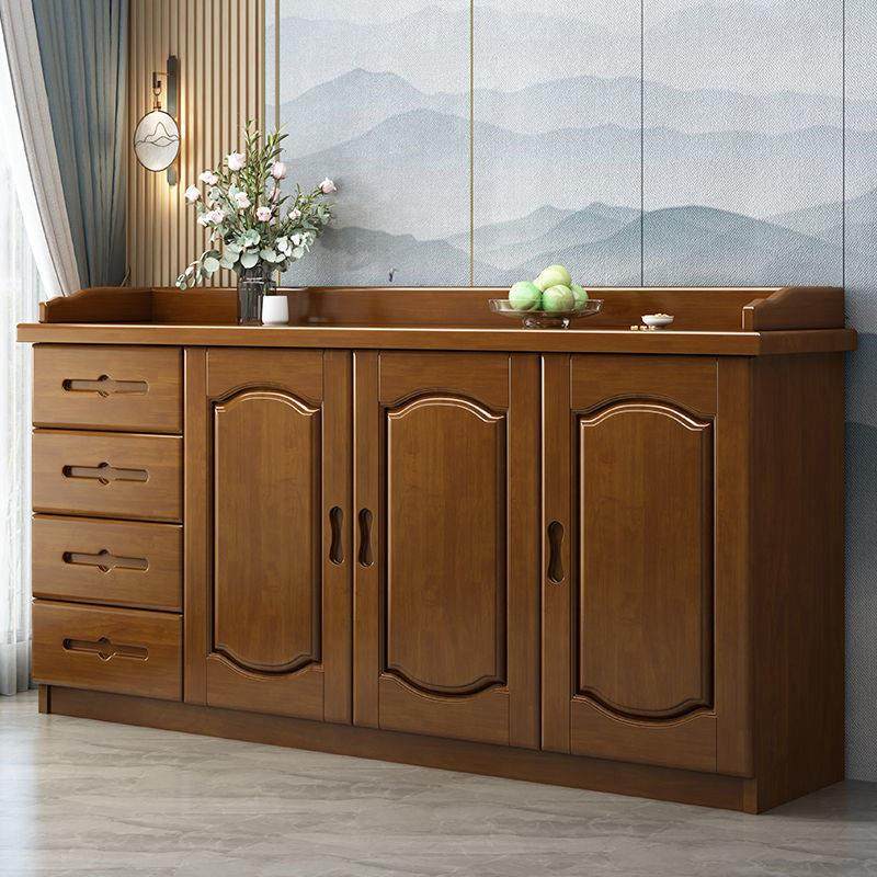 实木餐边柜酒柜一体靠墙矮柜客厅办公室碗柜茶水柜文件收纳储物柜,住宅家具,餐边柜,淘宝优惠券,粉丝福利购,淘宝优惠卷