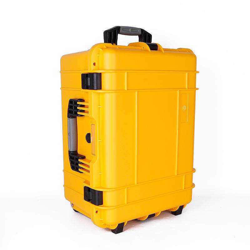 手提拉杆黄色航空运输安全防护箱D6133防摔精密仪器仪表拉杆箱