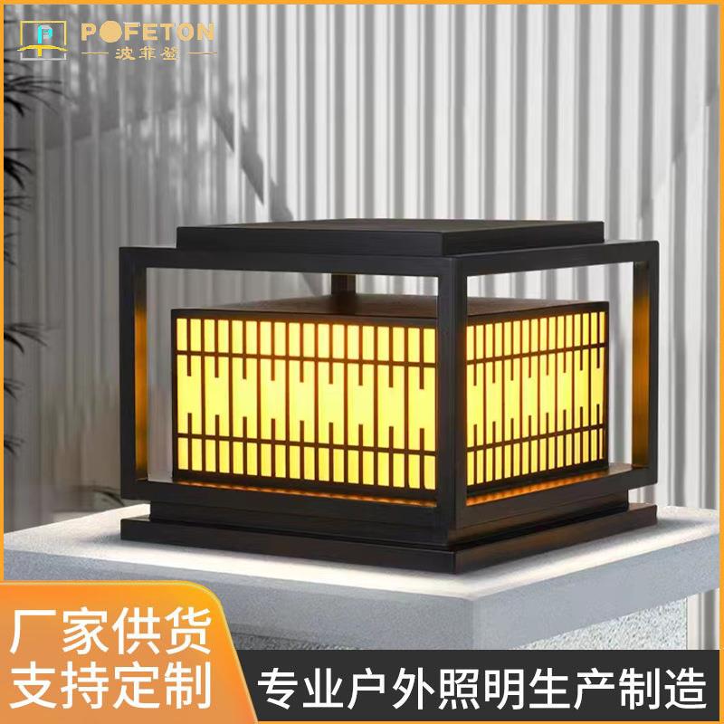 厂家直销户外防水太阳能草坪灯柱头灯别墅庭院酒店庭院灯景观灯