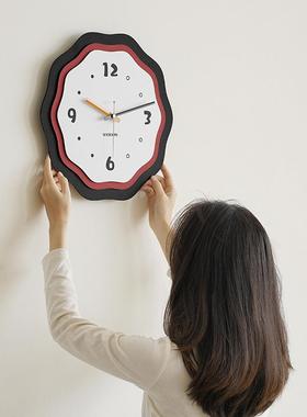 OZOO屋准免款打孔现代简约时钟表家用202MTU5新创W意客厅M挂钟装