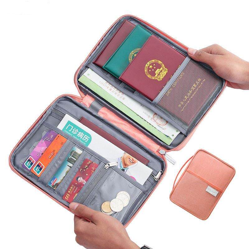 热旅行钱包家庭护照持有人创意防水 - 实物图