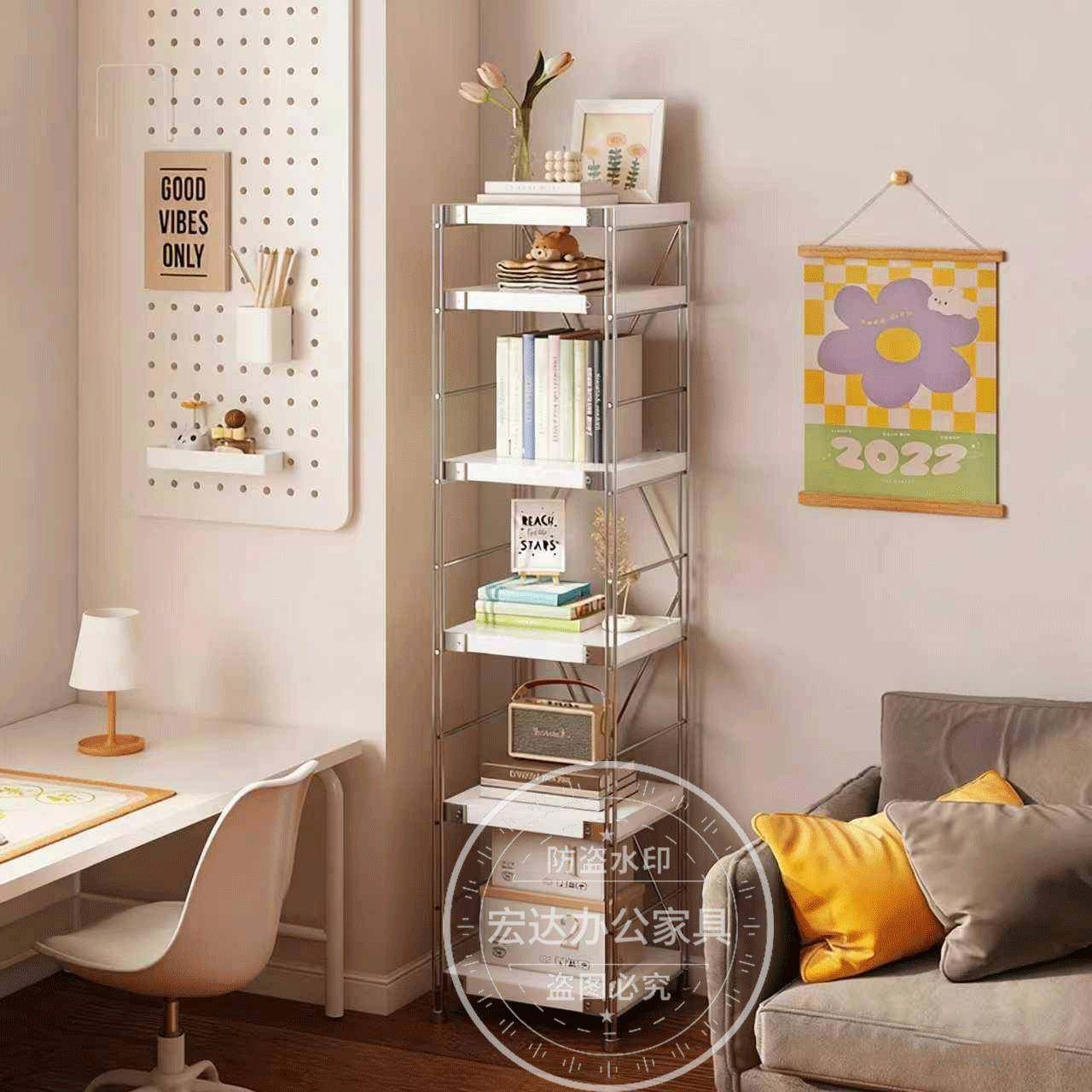 日式家用置物架多层落地阳台收纳架一体靠墙书架客厅储物架展示架,商业/办公家具,置物架/陈列架/储物架/展示架,淘宝优惠券,粉丝福利购,淘宝优惠卷