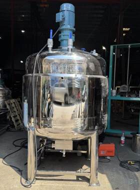 加热溶解搅拌釜齿轮润滑油搅拌罐不锈钢液体反应罐厂家