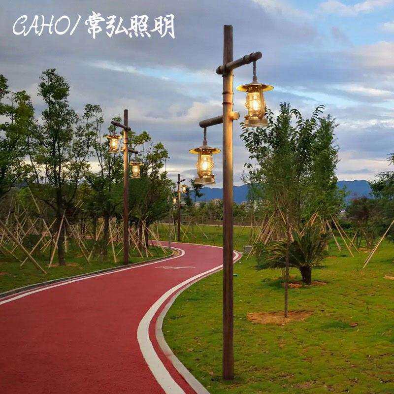 太阳能户外马灯景观灯古城镇文旅景区园林庭院公园户外防水复古路