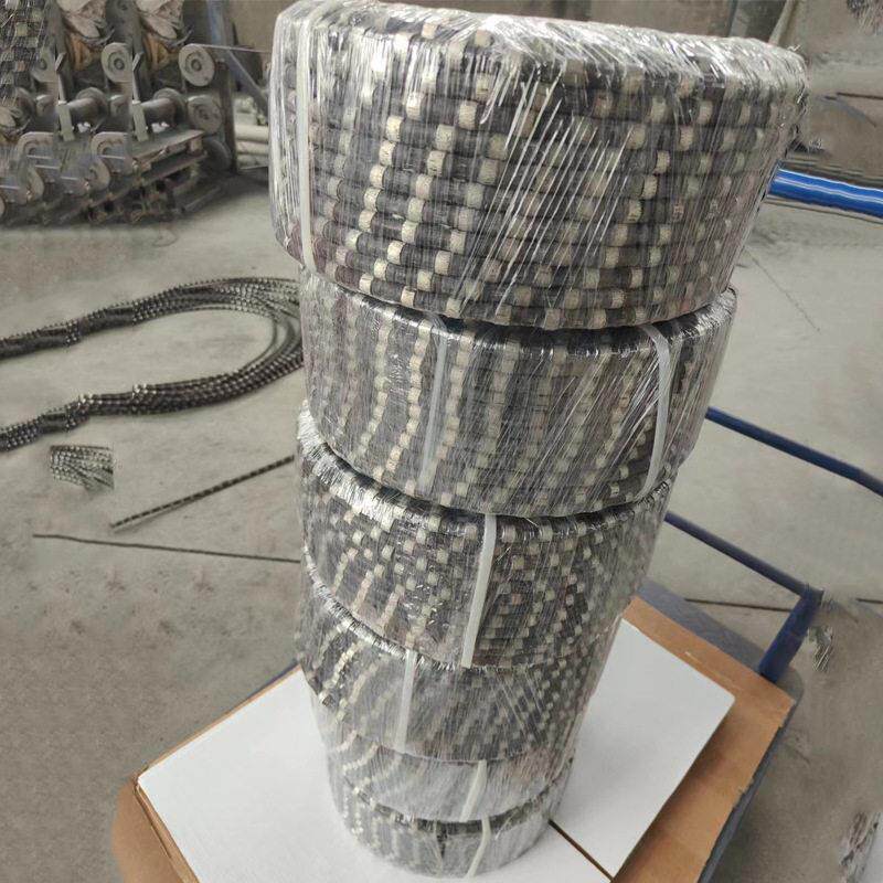 切割效率耐磨金刚石串珠绳钢筋混凝土管桩切割绳子金属串珠绳