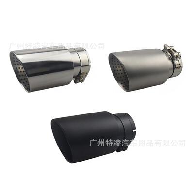 汽排车气管进气不单管尾喉打孔尾喉不尾锈钢996385喉带孔双层带网