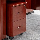 办公室侧柜带轮打印机柜子移动柜办公桌老板桌副柜大班台边柜矮柜