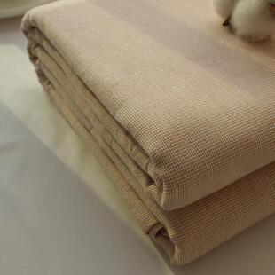 麻布~老粗布床单单件纯棉加厚高支高密不起皱 好看的纯棉床单夏天