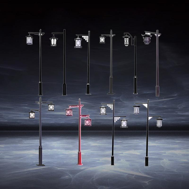 庭灯古户外HAD仿景古3米观灯l院ed公园小区防水复中式灯笼太阳能