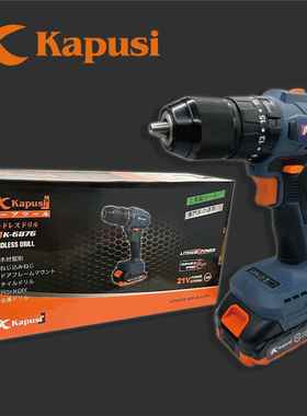 kapu498si用大功率手电锂钻21V无刷式冲击电钻多功能家充电冲击钻