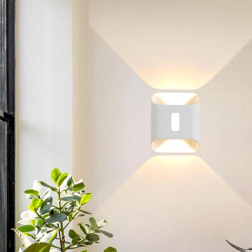 跨境户外led壁灯现代简约创意客厅庭院楼梯阳台防水灯双头外墙灯