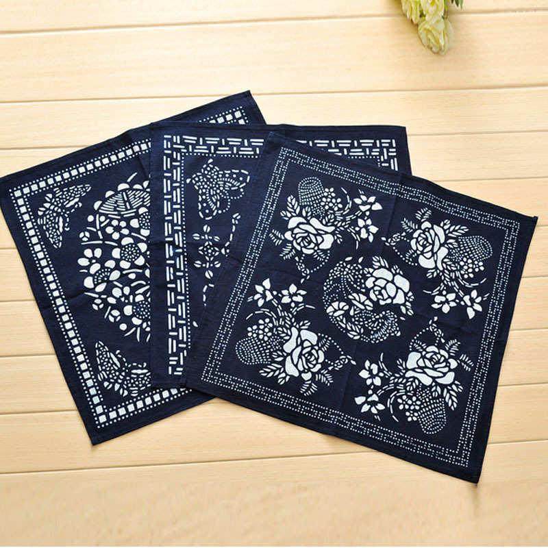 中式蓝印花布方巾茶几垫布茶叶罐盖布蜡染布棉布电脑紫砂壶盖布,居家布艺,万能盖巾,淘宝优惠券,粉丝福利购,淘宝优惠卷