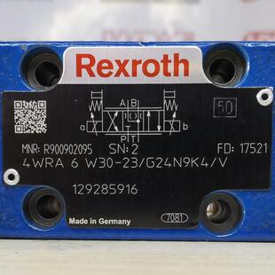 Rexroth R900902095 力士乐 G24N9K4 4WRA6W30
