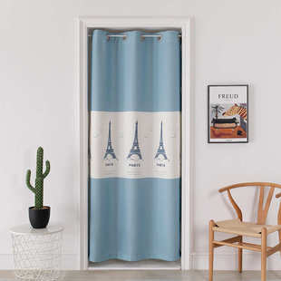 极门帘遮挡图隔断免帘客厅试衣间外购打孔来艺术欧式卧室简