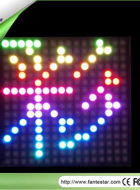 led高清像素屏 WS2812b幻彩像素屏 全彩显示屏灯条屏 SMD5050灯珠