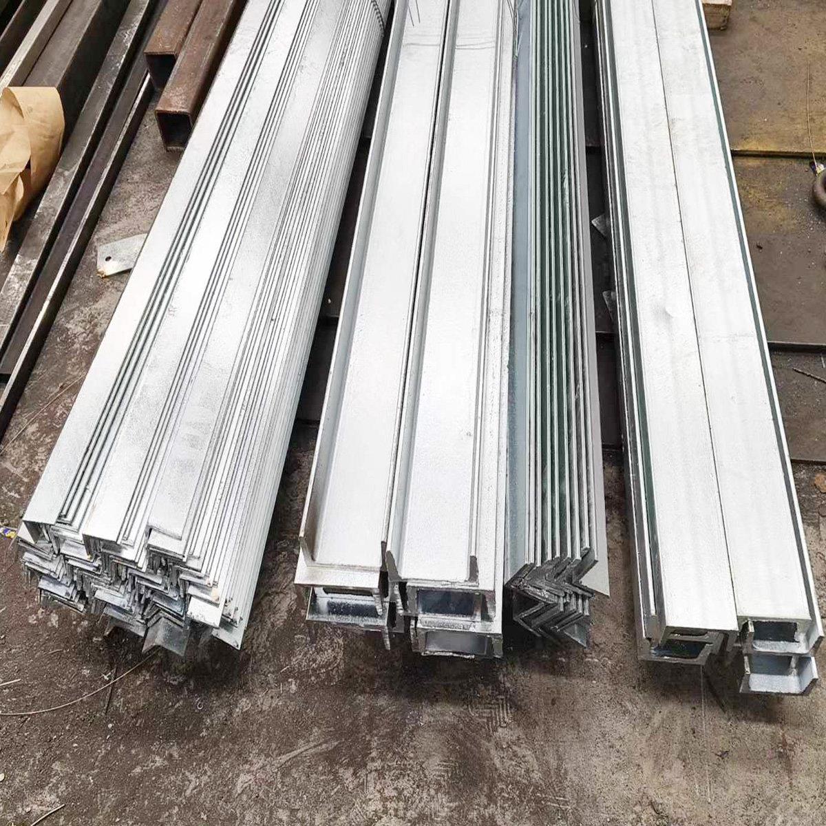 热镀锌槽钢角铁30*30*3角钢3号4号5号6号角刚3#4#5#6.3#扁铁圆钢