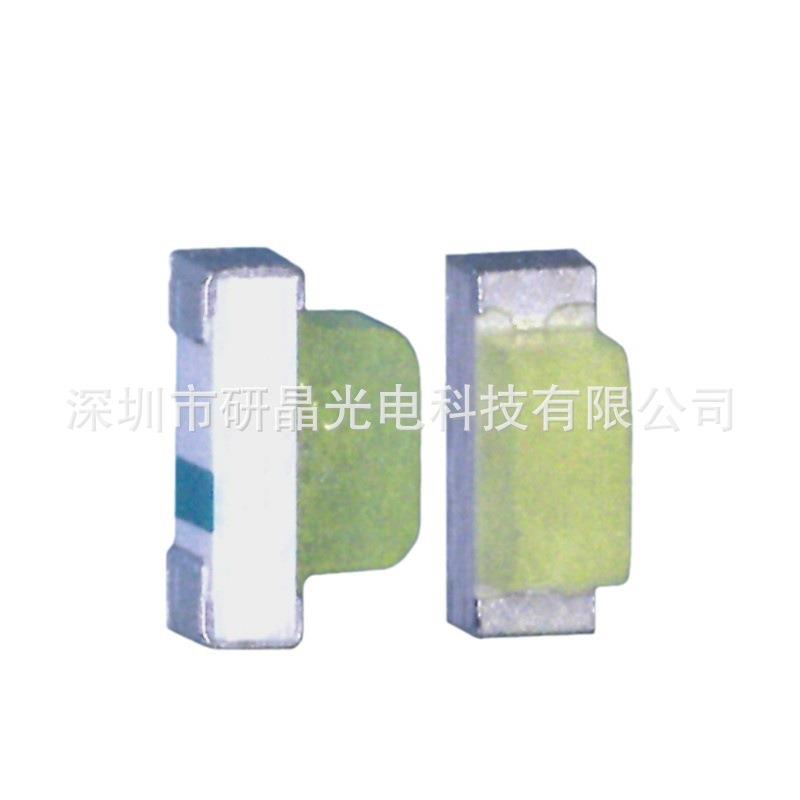 0603侧面黄绿光贴片灯珠0602侧发光普绿贴片led发光二极管