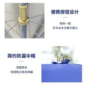 606圆形户外阳伞大号沙滩伞风庭告院伞遮摆摊伞防折叠中柱伞印刷