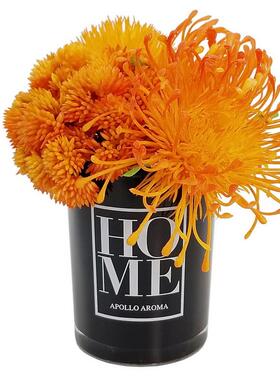 样板房书柜摆件现代家居软装饰品挂画彷真花沙漏首饰盒组合ZH2571