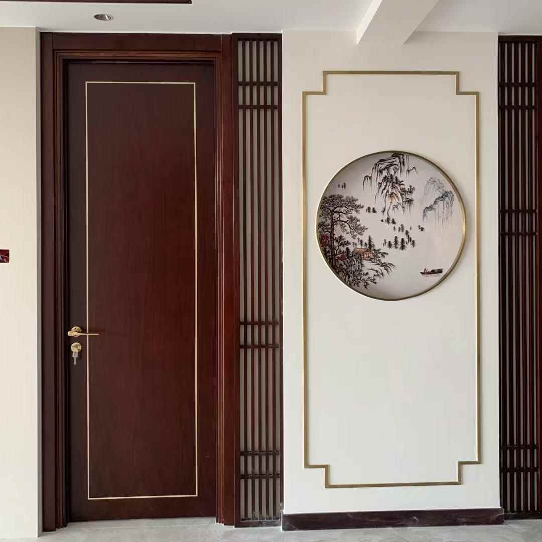 室内实木门新中式法式套装门房间门卧室门烤漆门别墅全屋家具定制