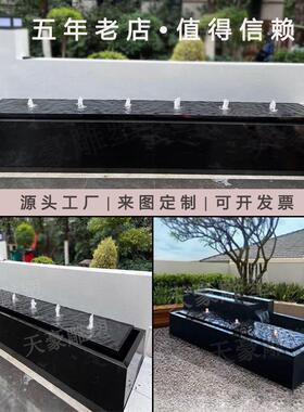 景观流水钵庭院喷泉循环水景不锈钢涌泉摆件造景可定制