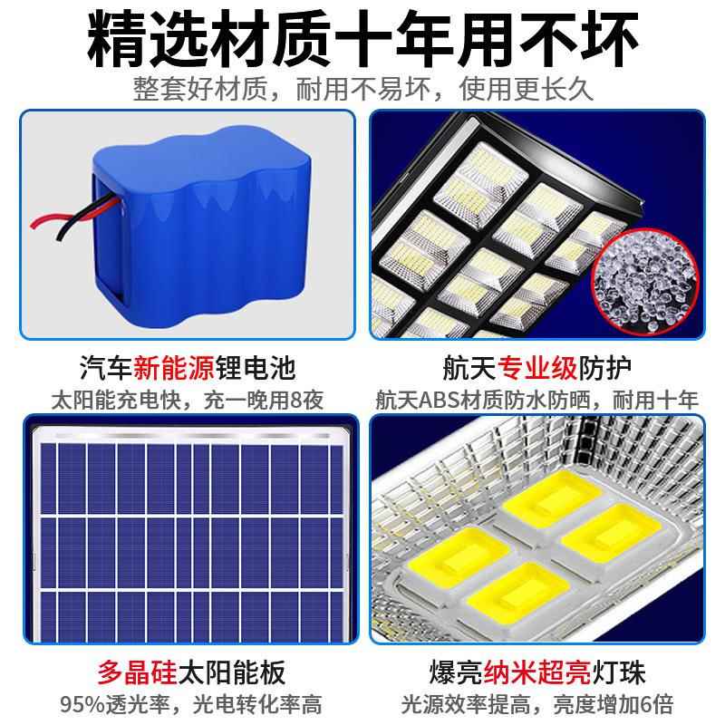 一体灯户防外水庭院灯农村道路高亮照明路能灯市政太阳路灯