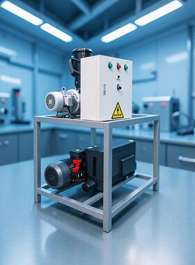 高真空高抽速泵组真空泵V0200B-1罗茨泵真空泵系统真空机组