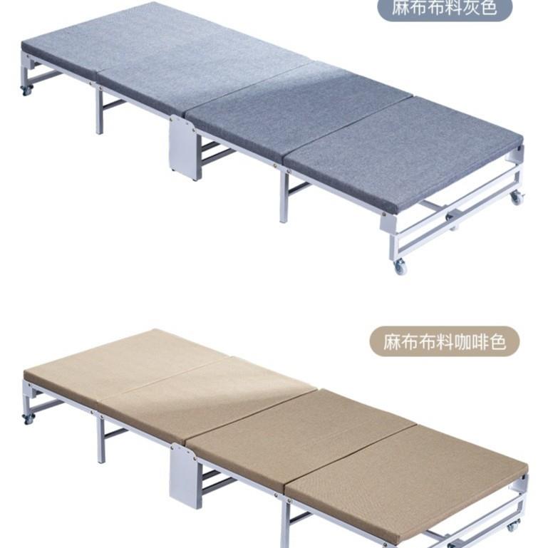 四折床折叠床单人床海绵床办公室成人简易床便携午睡午休床家用
