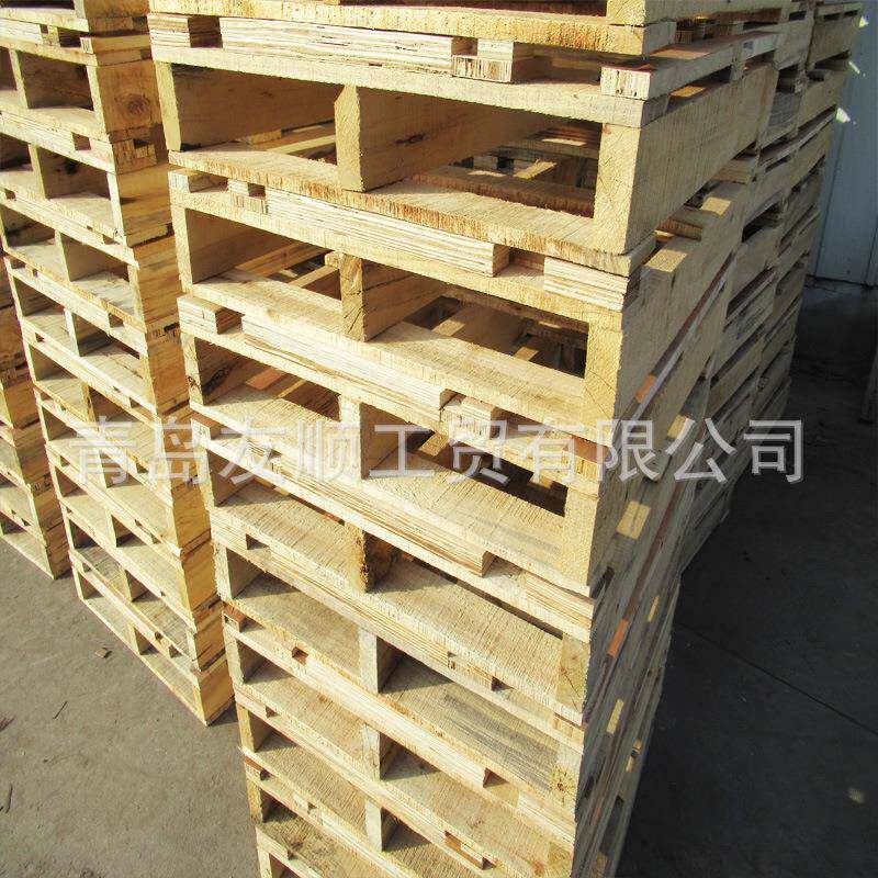 加厚青岛木托盘价格仓库木卡板免熏蒸托盘加工青岛木头托木架