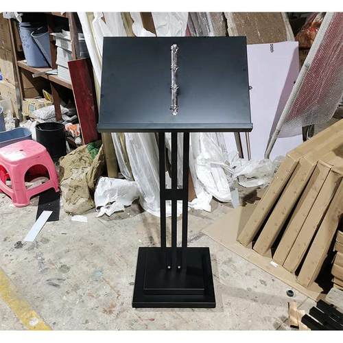 房地产售楼部户型图合同架资料架菜谱翻页架A4纸展示架公示栏