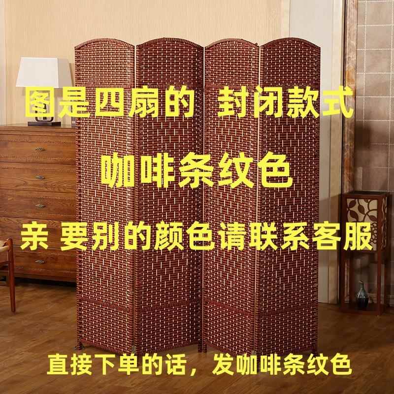 高档中式屏风移动木客厅易现代网红间简隔断田园实玄关卧房室折叠