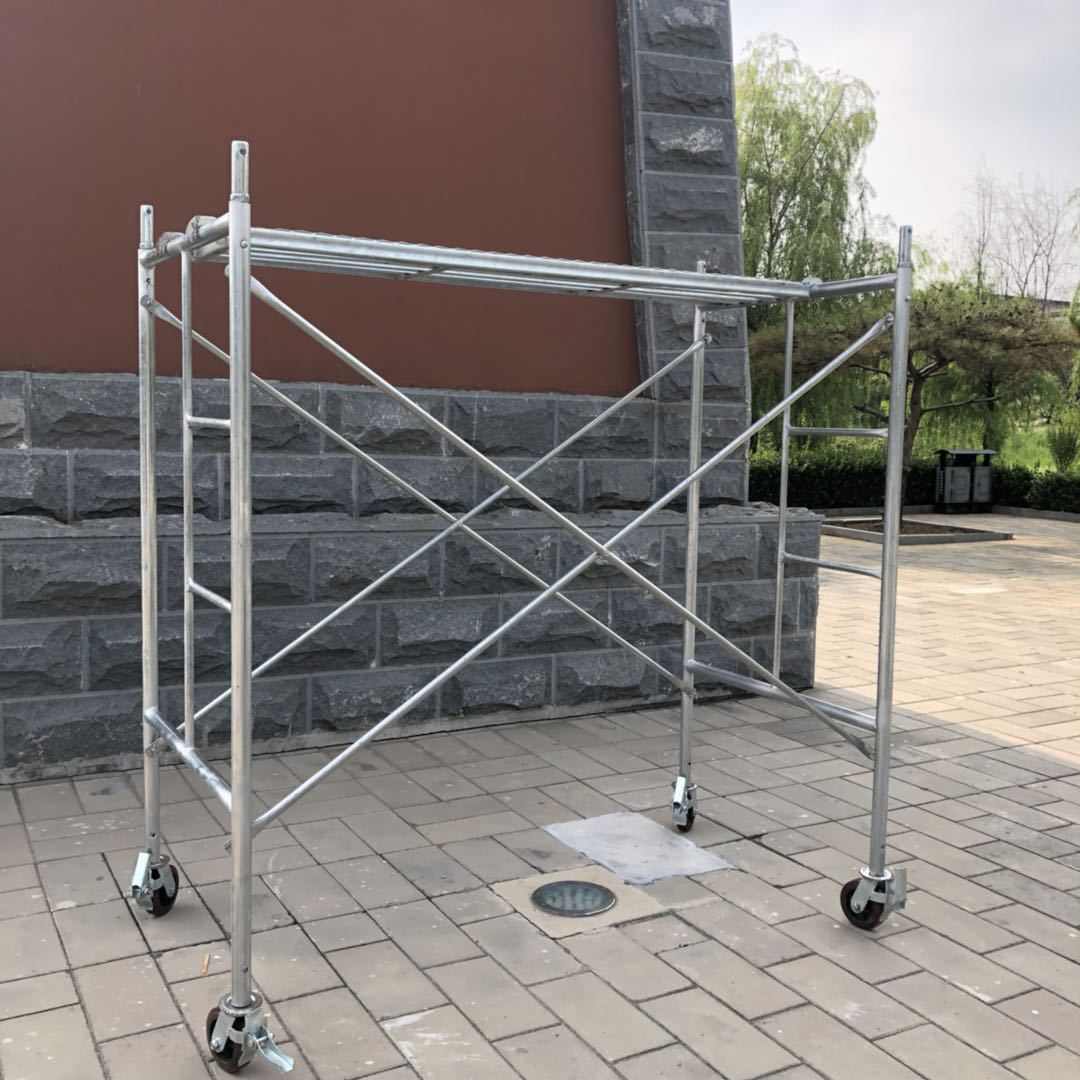 厂家批发 移动脚手架 工地装修活动手脚架 梯形脚手架 门式架子