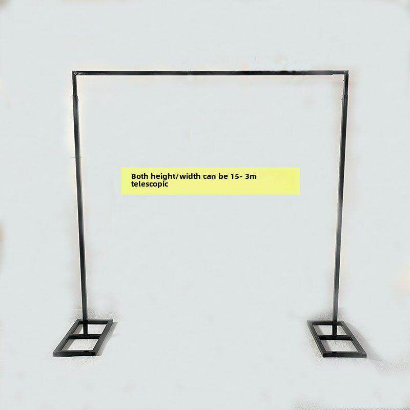 婚礼道具可伸缩的背景站婚礼铁装饰花站建议气球安排广场拱门站