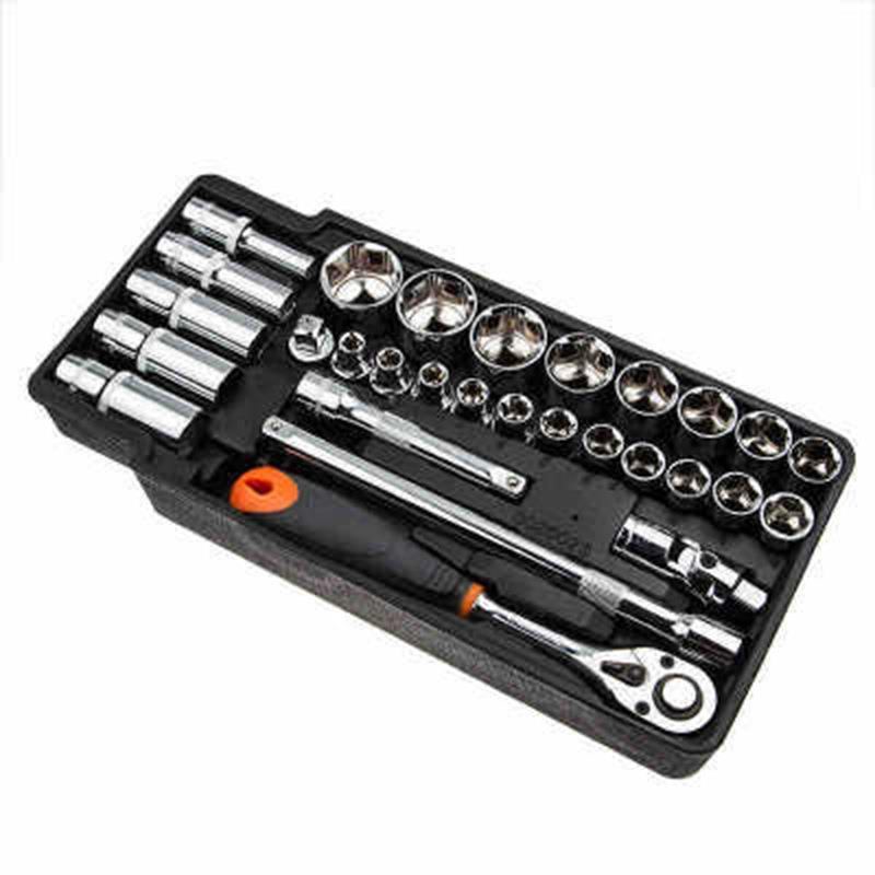 钢盾工具 29件套12.5mm系列套筒组合 S025023