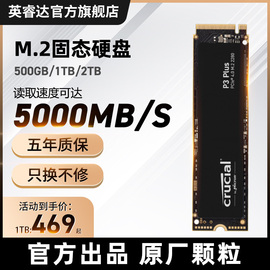 英睿达p3固态硬盘，m2接口1t500gssd笔记本，电脑nvme台式游戏硬盘