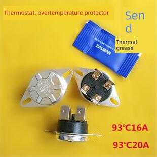 电热水器温度限制器Ksd303/302X/S/93度恒温器15A/16A/20A超温保