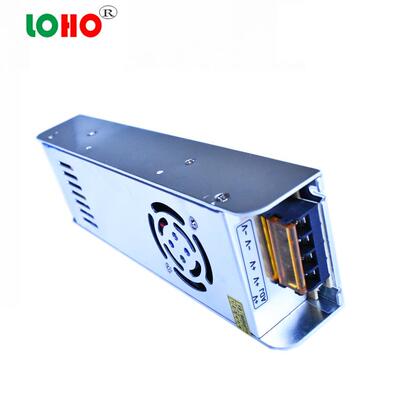 风机款24V12V400W长条灯箱灯条电源 12V33A/24V17A400W细长条电源