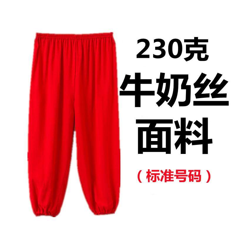 正品儿童武训裤练裤纯棉裤子宽松舞蹈太极裤练裤莫术代尔灯功笼武
