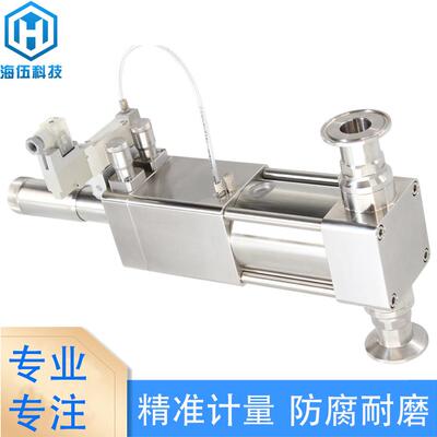 厂家直销高精度气动陶瓷柱塞泵耐强酸强碱316L跌打酒计量注液泵