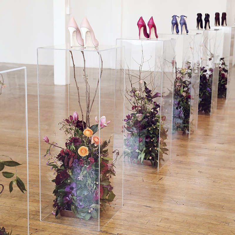 力宴会厅婚庆舞台道具陈酒路引四方美桌花架装饰新款店花亚克婚礼