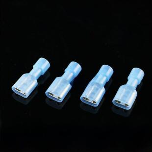 FDFN2 250冷压尼龙母绝缘接线端子阻燃耐高温6.3插簧端子